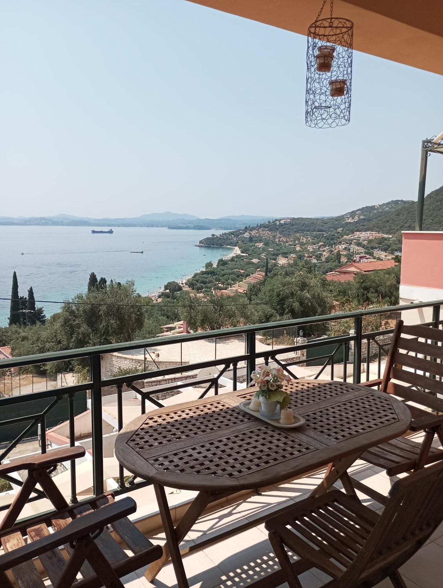Sarakinos Apartments Barbati Luaran gambar