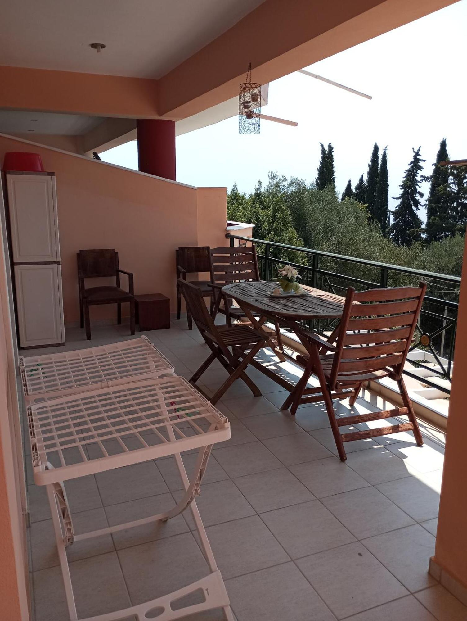 Sarakinos Apartments Barbati Luaran gambar