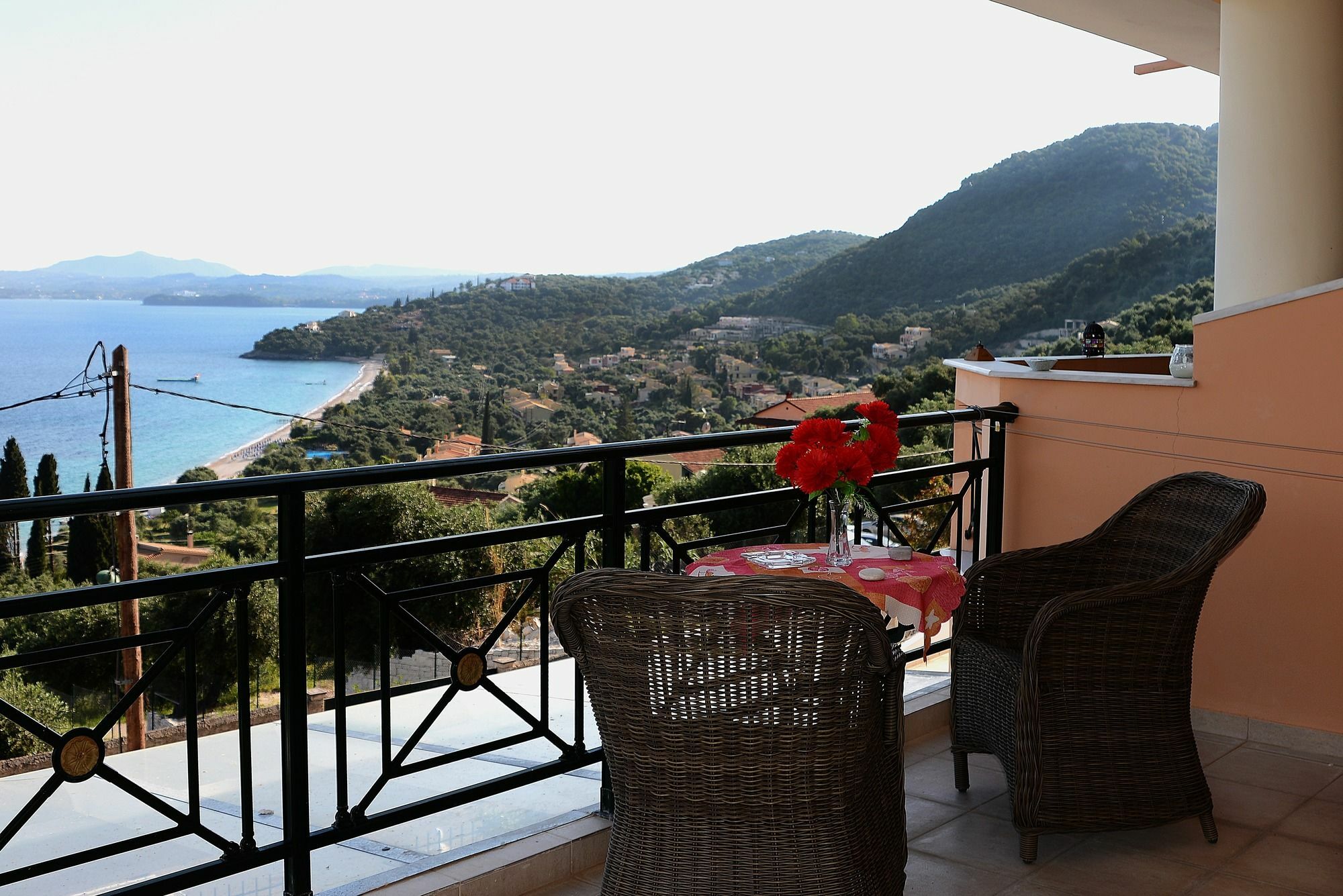 Sarakinos Apartments Barbati Luaran gambar